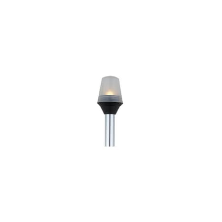 Attwood Attwood All-Round Pole Light With Fixed Base 8";Globe Style 1177031